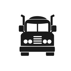 Vector illustration of the logo, truck icon.