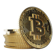 Bitcoin cryptocurrency Isolated transparent PNG