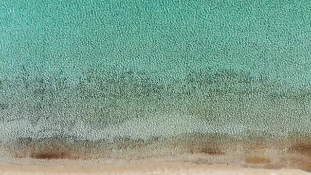 Aerial view of blue sea surface