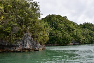 Fototapeta na wymiar tropical island in the sea