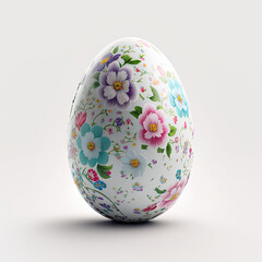 Colorful easter egg created with generative AI