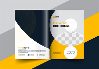 corporate company profile brochure annual report booklet proposal cover page layout concept design