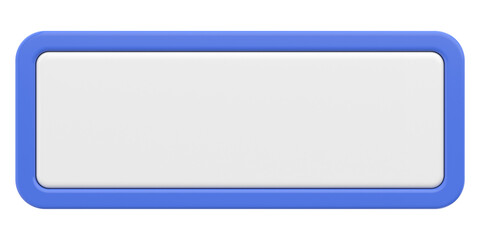 Obraz premium 3D button. Empty button. 3D illustration.