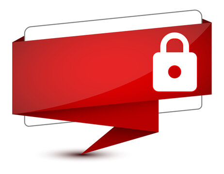 https icon isolated on elegant red tag sign illustration