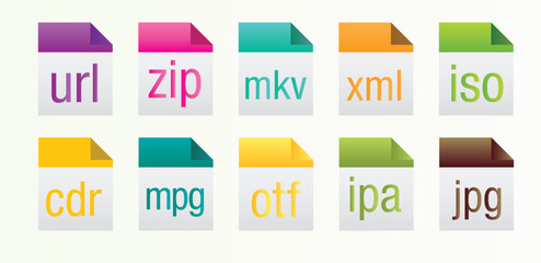 File format, digital file, Extension file, Document 