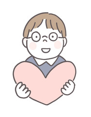 ハートを持った男の子