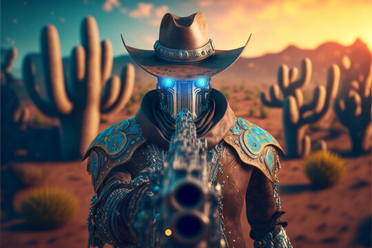 Cowboy Robot Images – Browse 827 Stock Photos, Vectors, and Video | Adobe  Stock