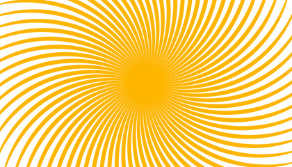 Fototapeta premium Retro banner with sun and rays in style of 70s