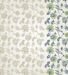 wedding card design, traditional paisley floral pattern , royal India	