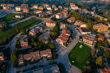 Ripe in Italy | Luftbilder von der Stadt Ripe in Italien