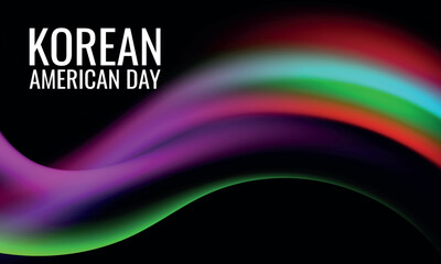 korean american day. Design suitable for greeting card poster and banner