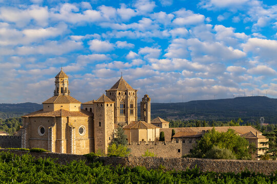 Royal Abbey of Santa Maria de Poblet, cistercian monastery, Catalonia, Spain
