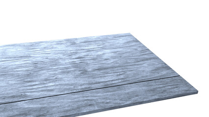 Empty wooden texture board or table top view isolated background