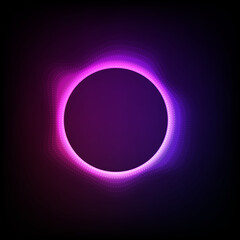 colorful ring circle light effect background.For business, science, technology design.