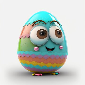 Cute Egg Character 