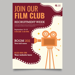 Flim club design template