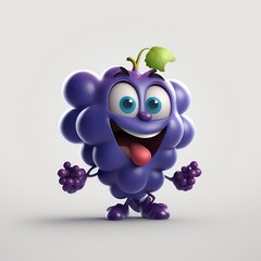 cute grape character