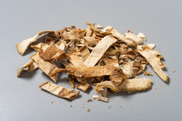 angle view herb FoShou or Citri Sarcodactylis Fructus or Finger Citron Fruit