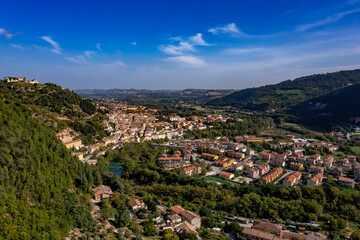 Fossombrone in Italy with Drone | Luftbilder vom Dorf Fossombrone in Italien