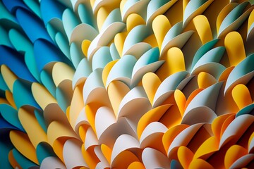 Overlapping scale pattern