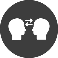 Communication, interaction  Vector Icon which can easily modify or edit

