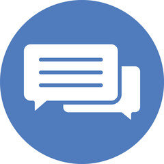 Chat balloon, chat bubble Vector Icon which can easily modify or edit
