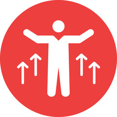 Human, individual Vector Icon Fully Editable
