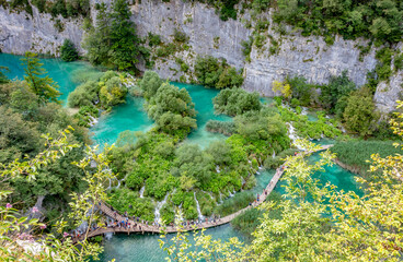 View to Plitvice National Park