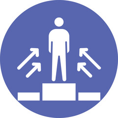 Career, career advancement Vector Icon which can easily modify or edit

