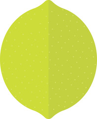 Flat lime icon