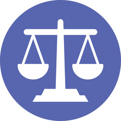 Balance scale, court Vector Icon which can easily modify or edit

