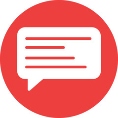 Comment, conversation Vector Icon

