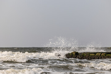 Die Brandung an der Nordseeküste