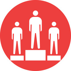 Leader, leadership Vector Icon

