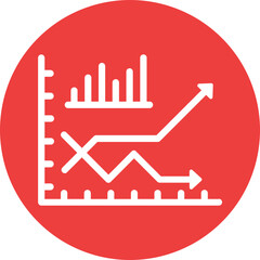 Analytics, chart Vector Icon

