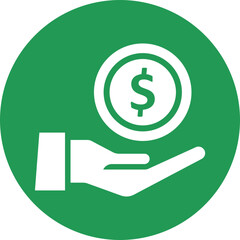 Dollar, economy Vector Icon
