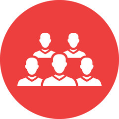 Collaboration, group Vector Icon

