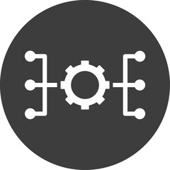 Automate, automated system Vector Icon

