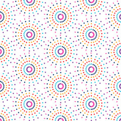 Seamless pattern with little rounded stars background.