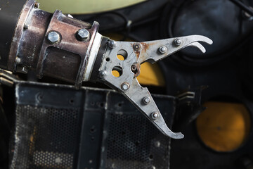 Bathyscaphe mechanical arm, close up
