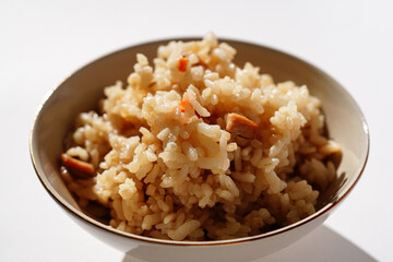 鶏肉の炊き込みご飯	