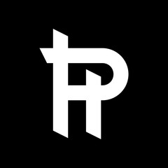 Obraz premium HP Monogram Logo Design Templates