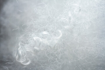 Extreme macro of polyester stable fiber