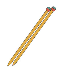 Knitting needles