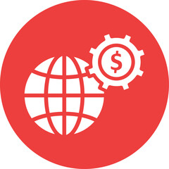 Business management, cogwheel Vector Icon

