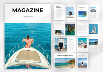 Seabeach Magazine Layout