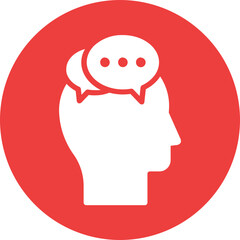 Brain, brainstorming Vector Icon


