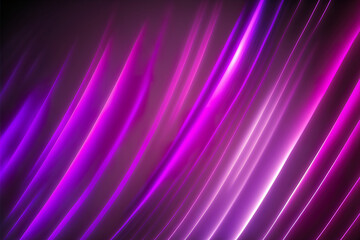 Fototapeta premium Abstract purple neon background with rays and lines, light movement. Pink neon, purple neon, blue neon. AI