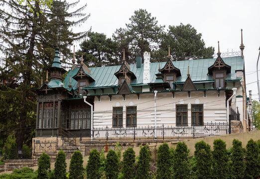 Kislovodsk, Russia - May 8, 2022: Literary and Musical Museum Dacha Chaliapin