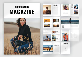 Photography Magazine Layout